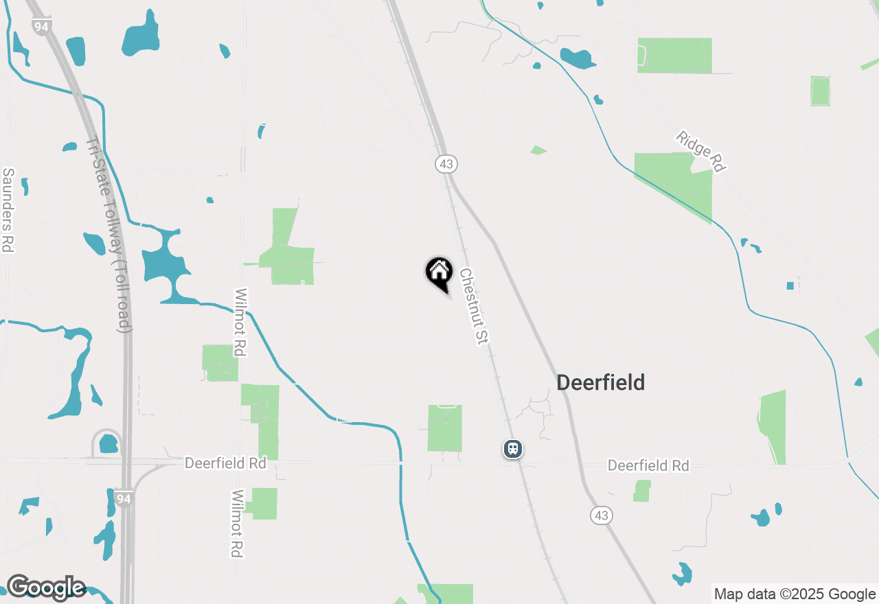 Map of 1052 Greenwood Avenue, Deerfield, IL 60015