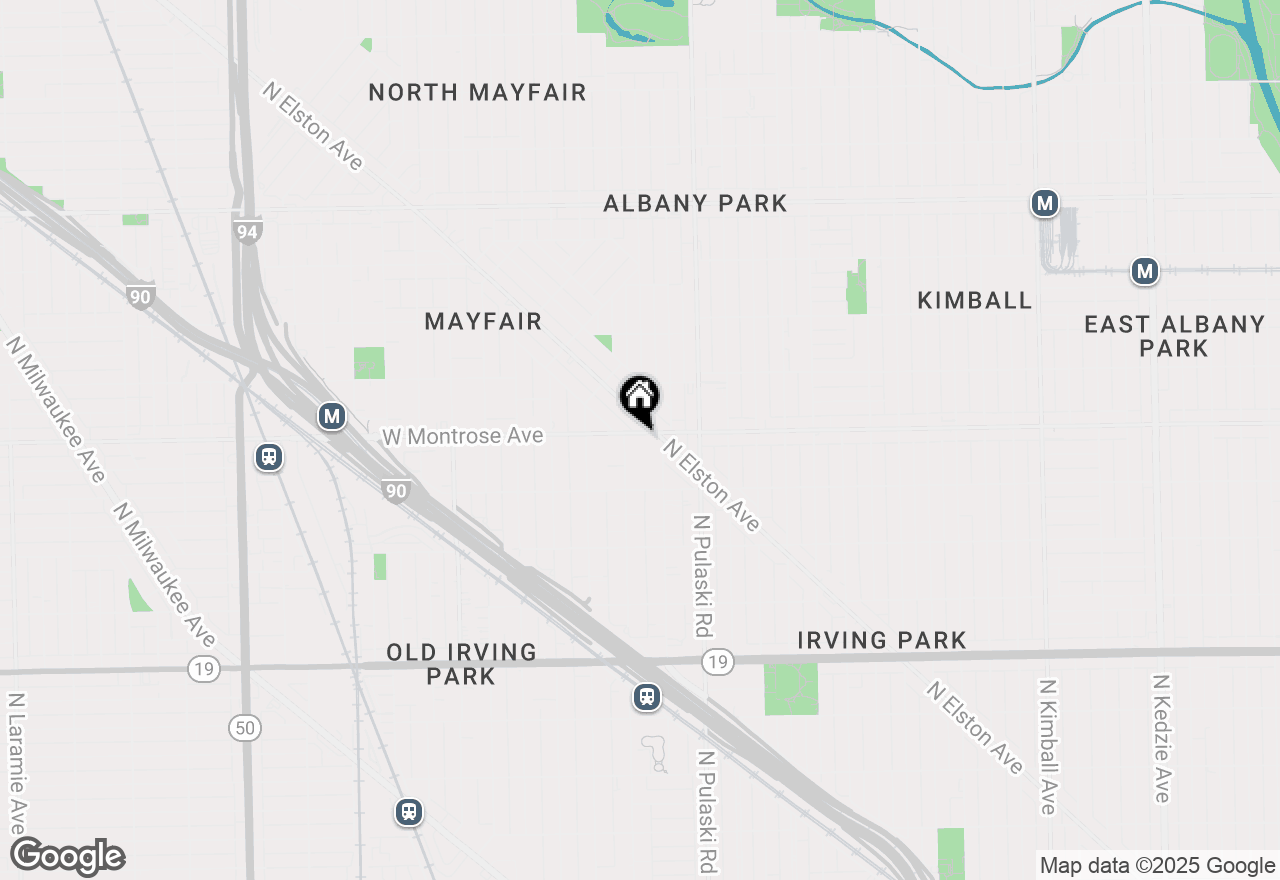 Map of 4121 W Montrose Avenue #2, Chicago, IL 60641