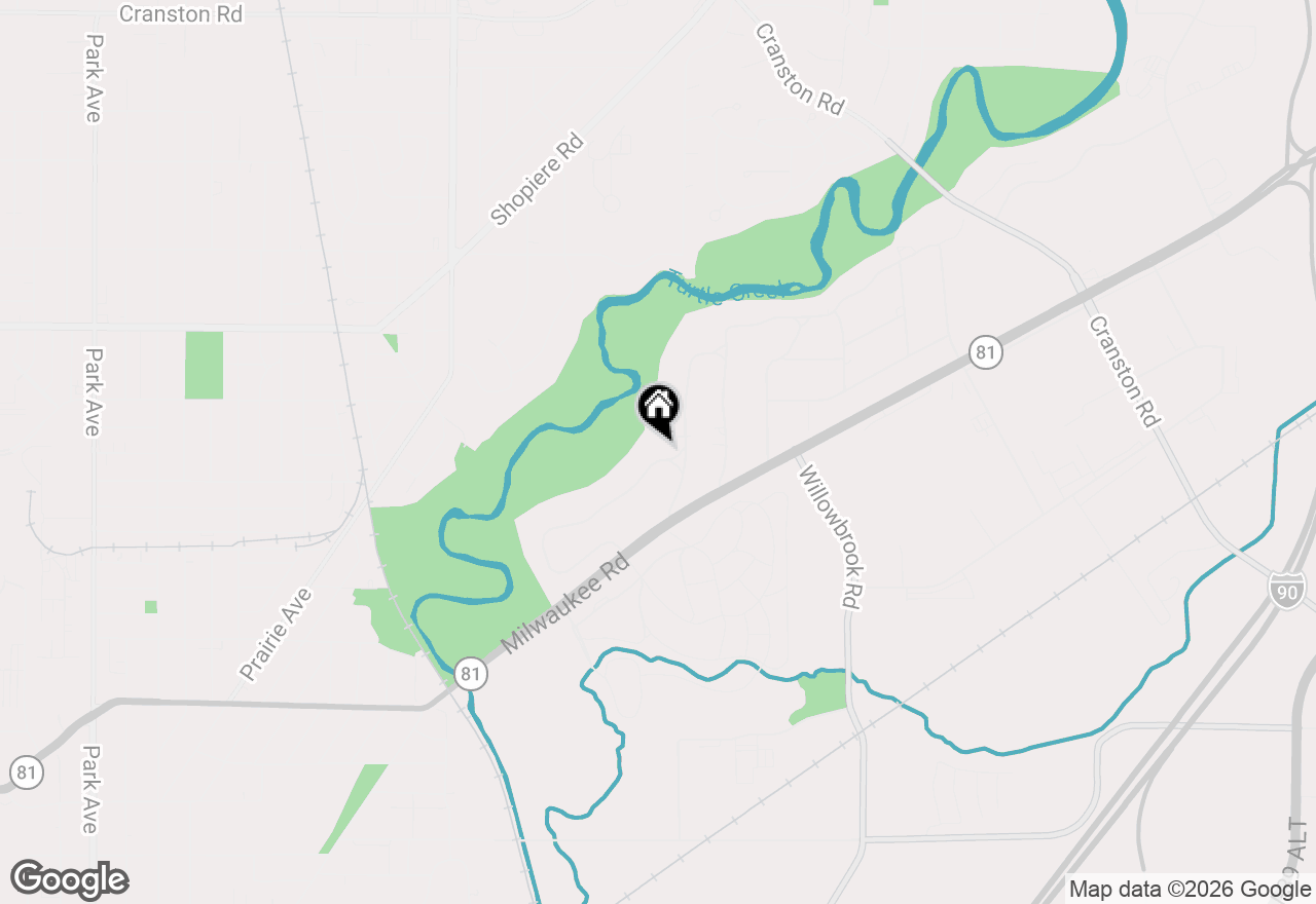 Map of 2221 E Ridge Road, Beloit, WI 53511