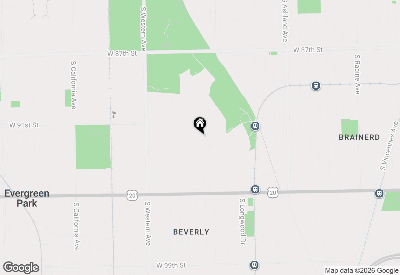 Map of 9150 S Hoyne Avenue, Chicago, IL 60643