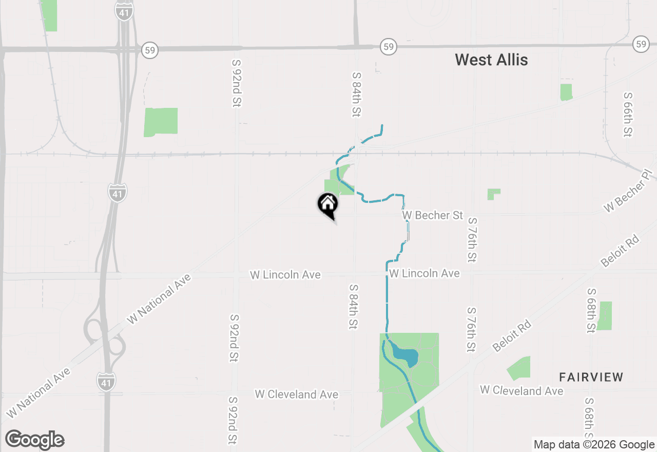 Map of 2122 S 86th St, West Allis, WI 53227