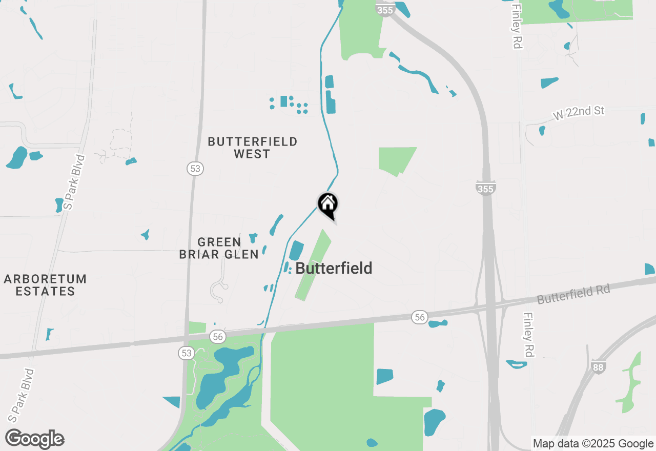 Map of 21W353 Drury Lane, Lombard, IL 60148