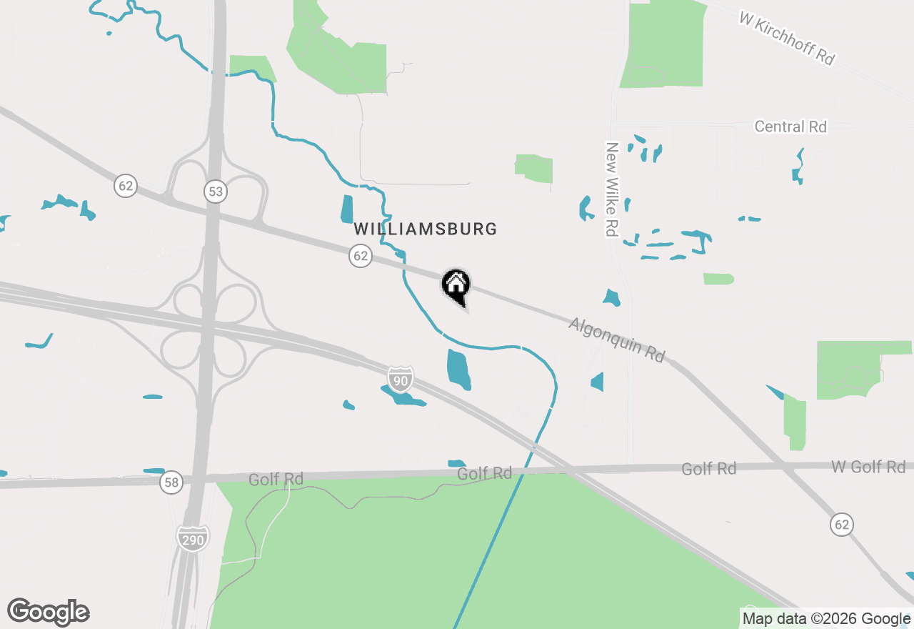 Map of 5200 Carriageway Drive #214, Rolling Meadows, IL 60008