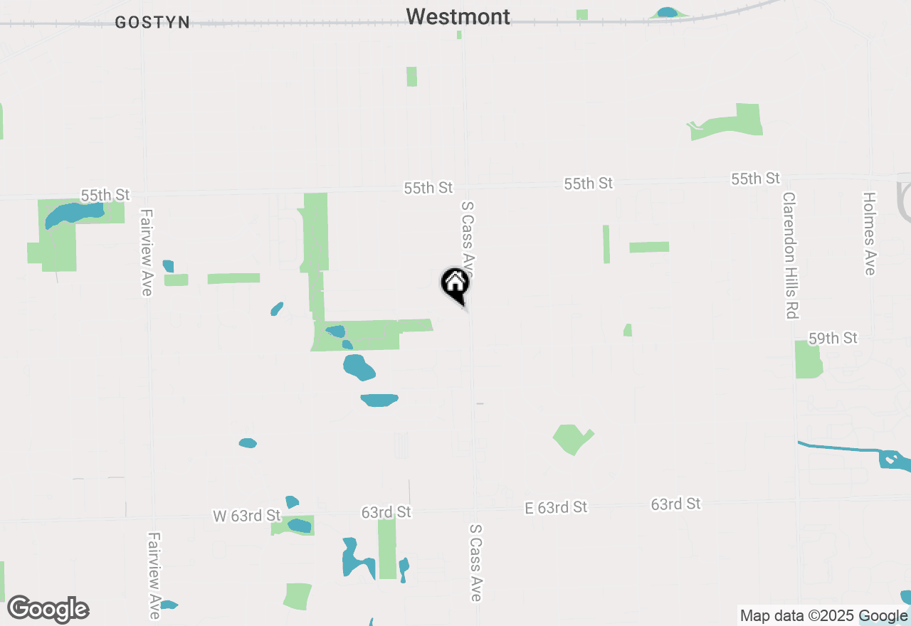Map of 12 James Drive, Westmont, IL 60559