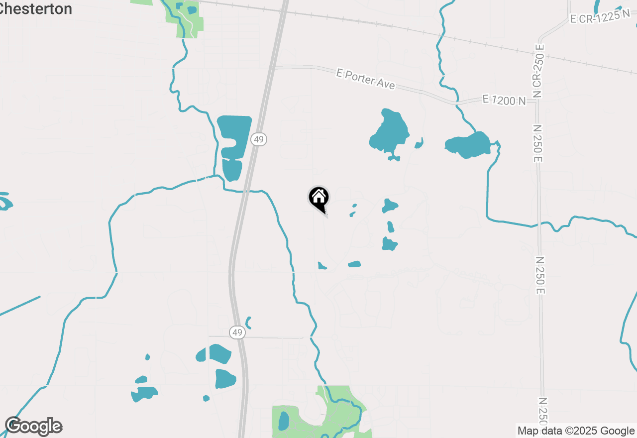 Map of 1560 Hogan Avenue, Chesterton, IN 46304