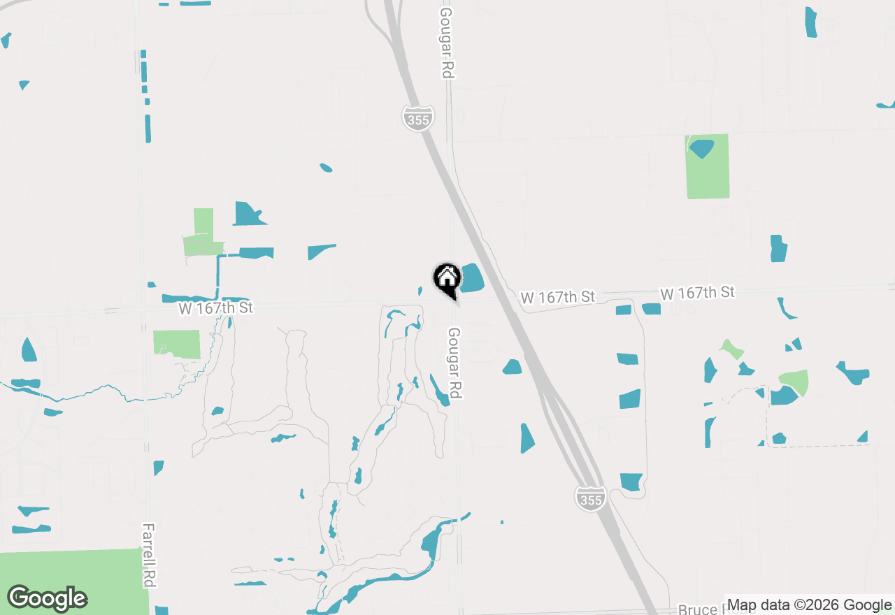 Map of 16719 S Sunset Ridge Court, Lockport, IL 60441