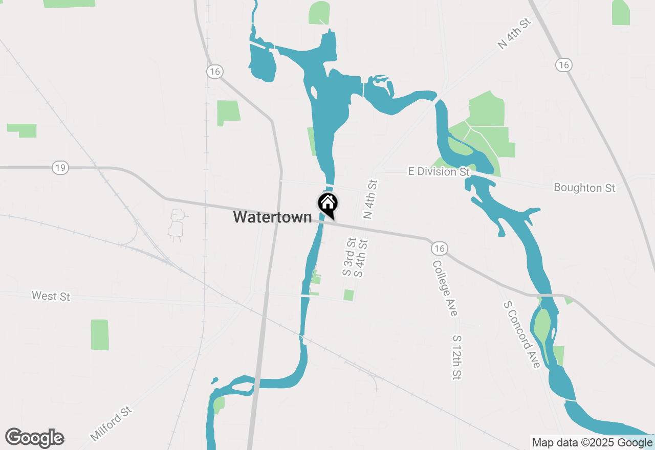 Map of 11 E Main Street, Watertown, WI 53094