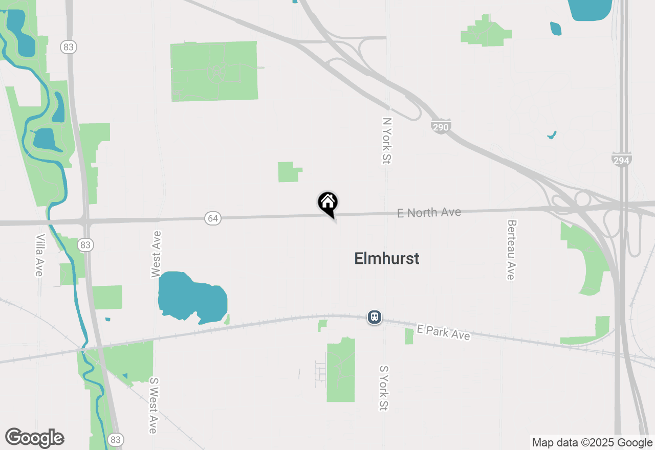 Map of 258 N Maple Avenue, Elmhurst, IL 60126