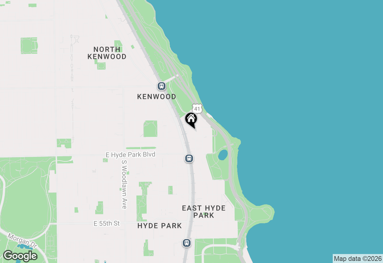 Map of 4930 S Cornell Avenue #E, Chicago, IL 60615