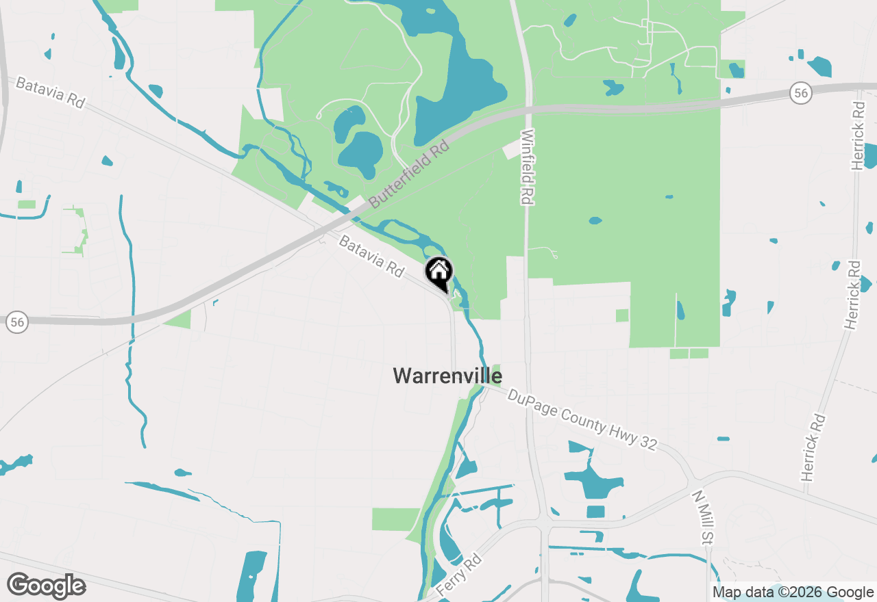 Map of 28W313 Batavia Road, Warrenville, IL 60555