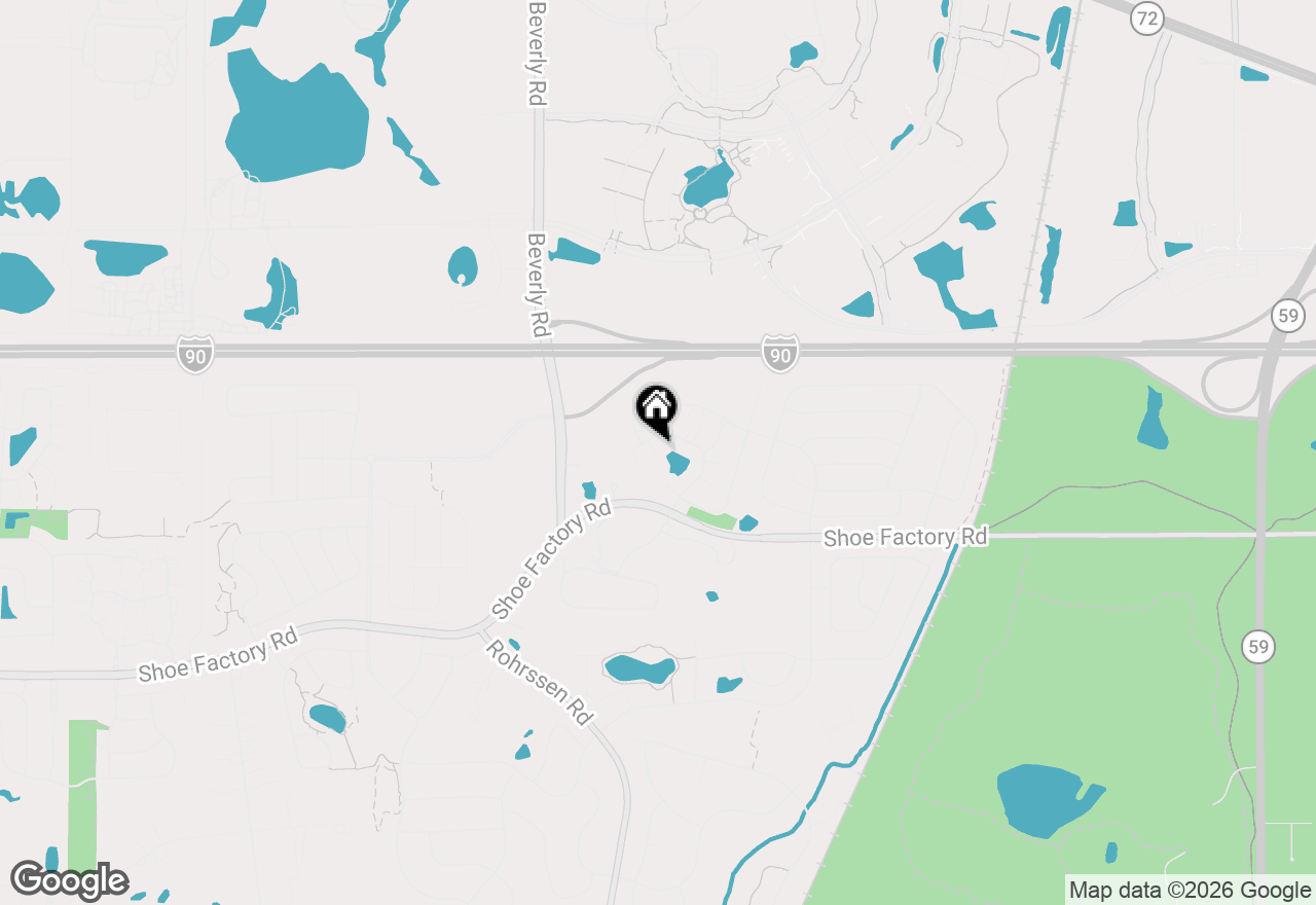 Map of 2162 Yale Circle, Hoffman Estates, IL 60192