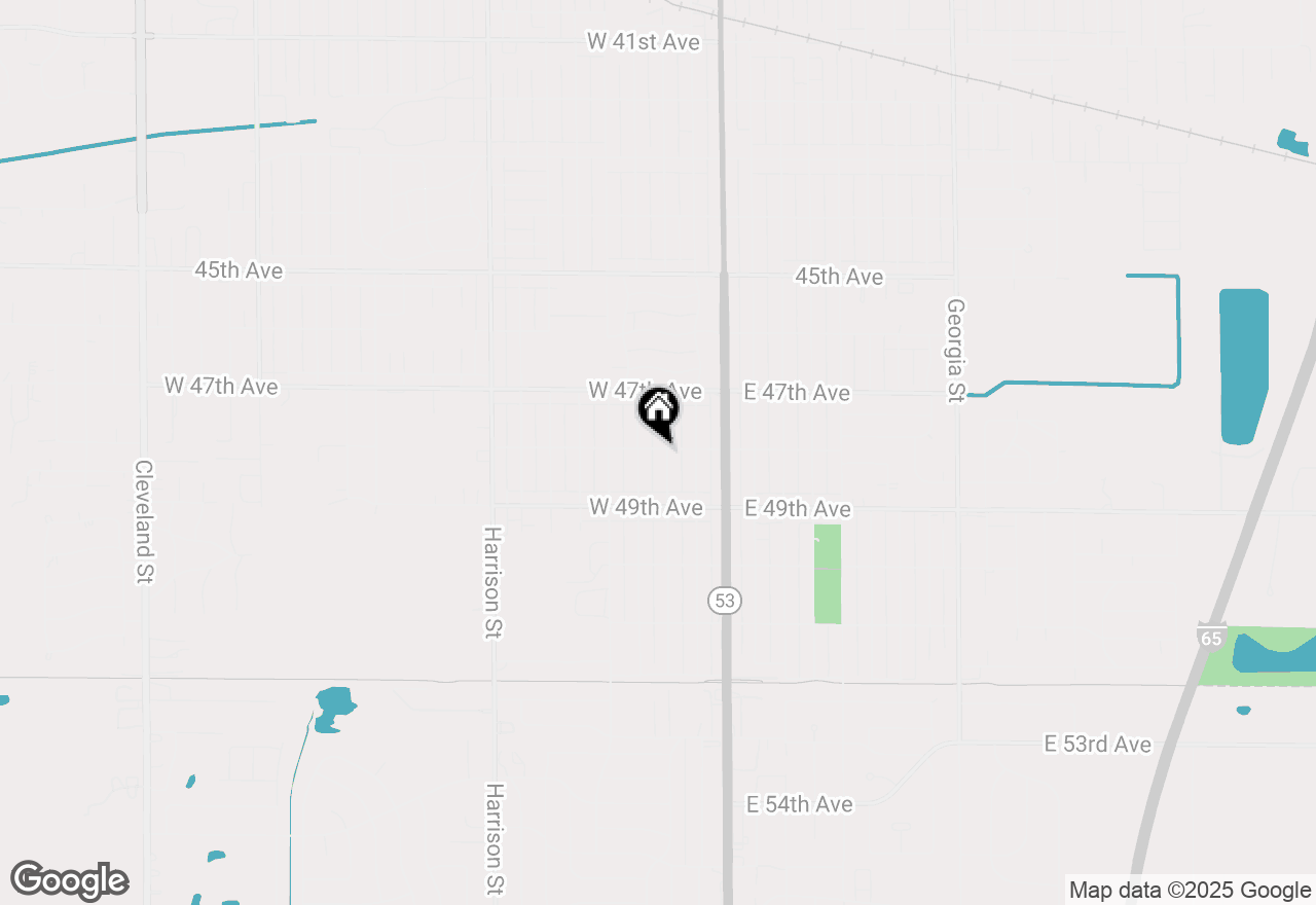 Map of 4800 Adams Street, Gary, IN 46408