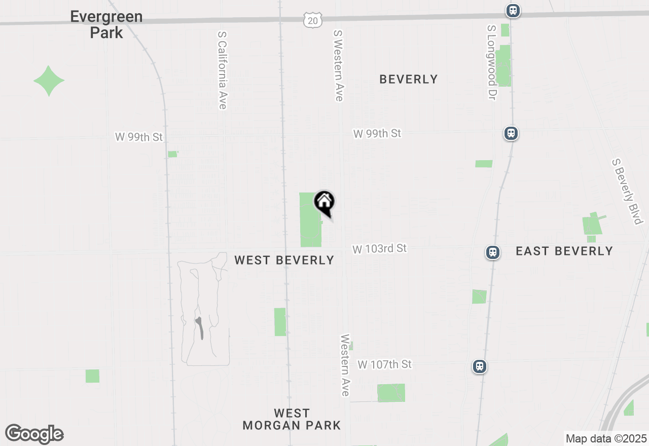 Map of 10200 S Artesian Avenue, Chicago, IL 60655