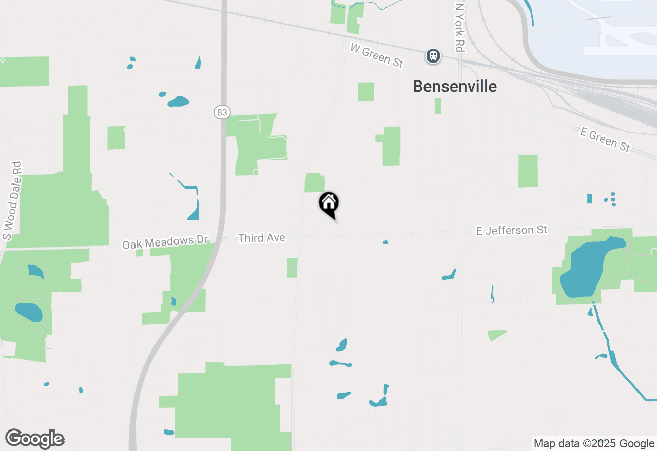 Map of 445 S Ellis Street, Bensenville, IL 60106