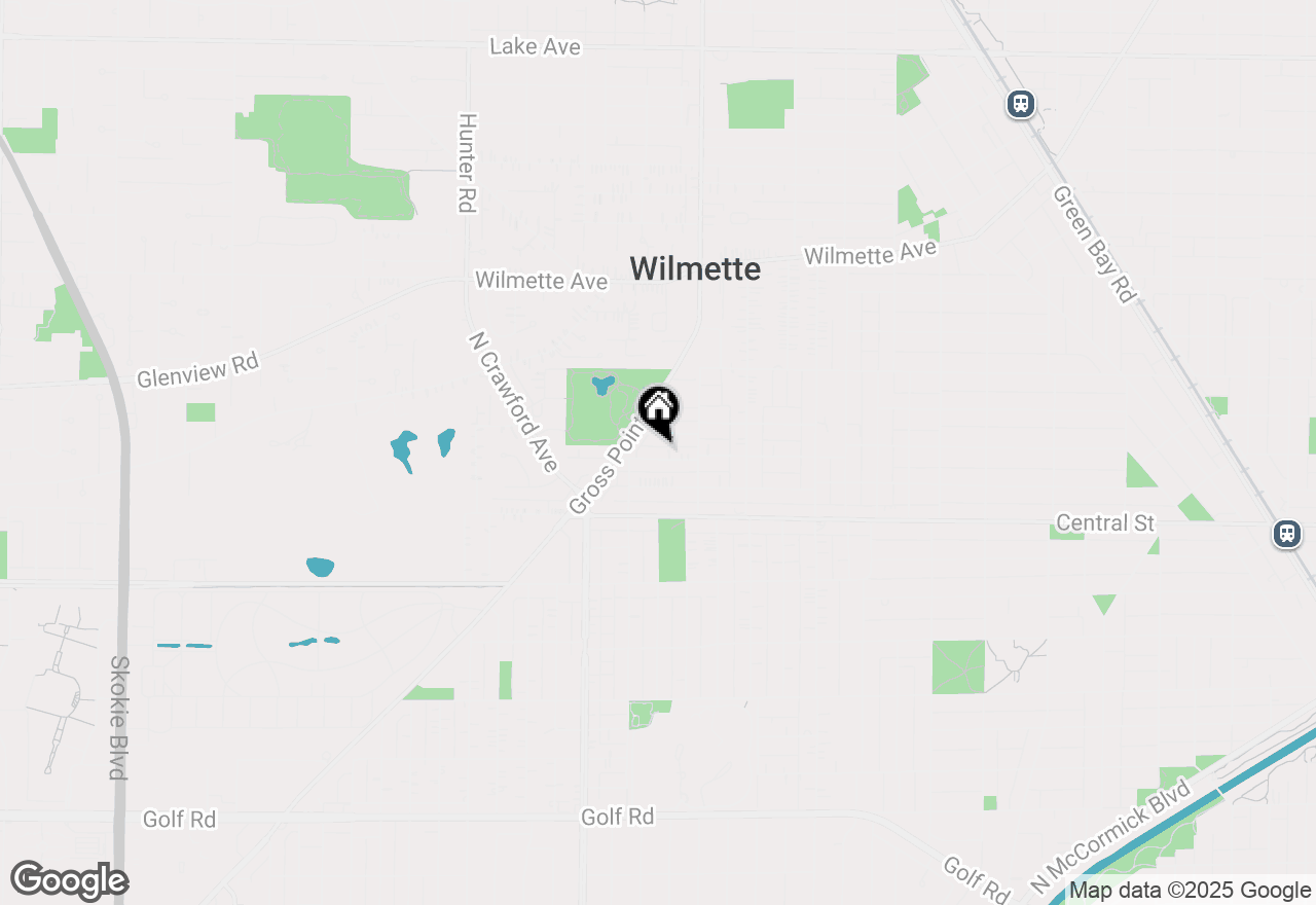 Map of 3233 Park Place, Evanston, IL 60201