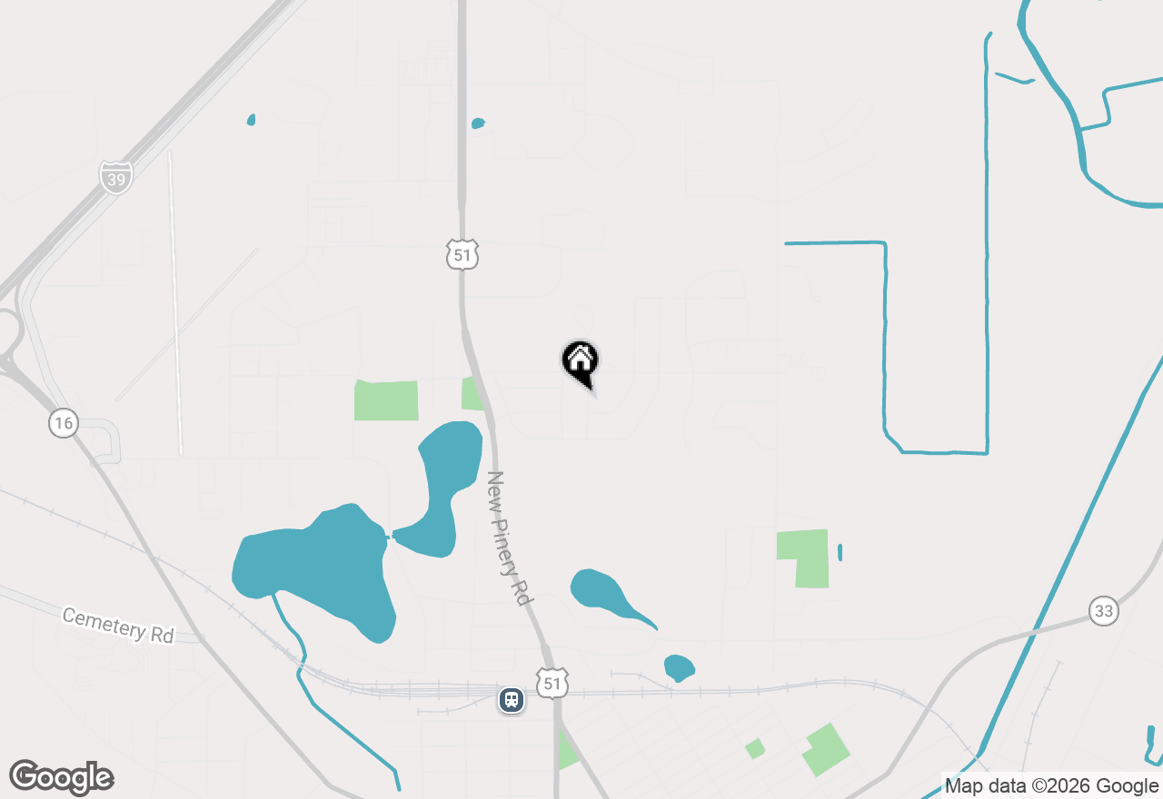 Map of 2306 Woodcrest Drive, Portage, WI 53901