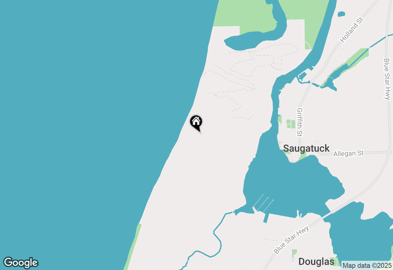 Map of 345 Dunegrass Ridge Drive, Saugatuck, MI 49453