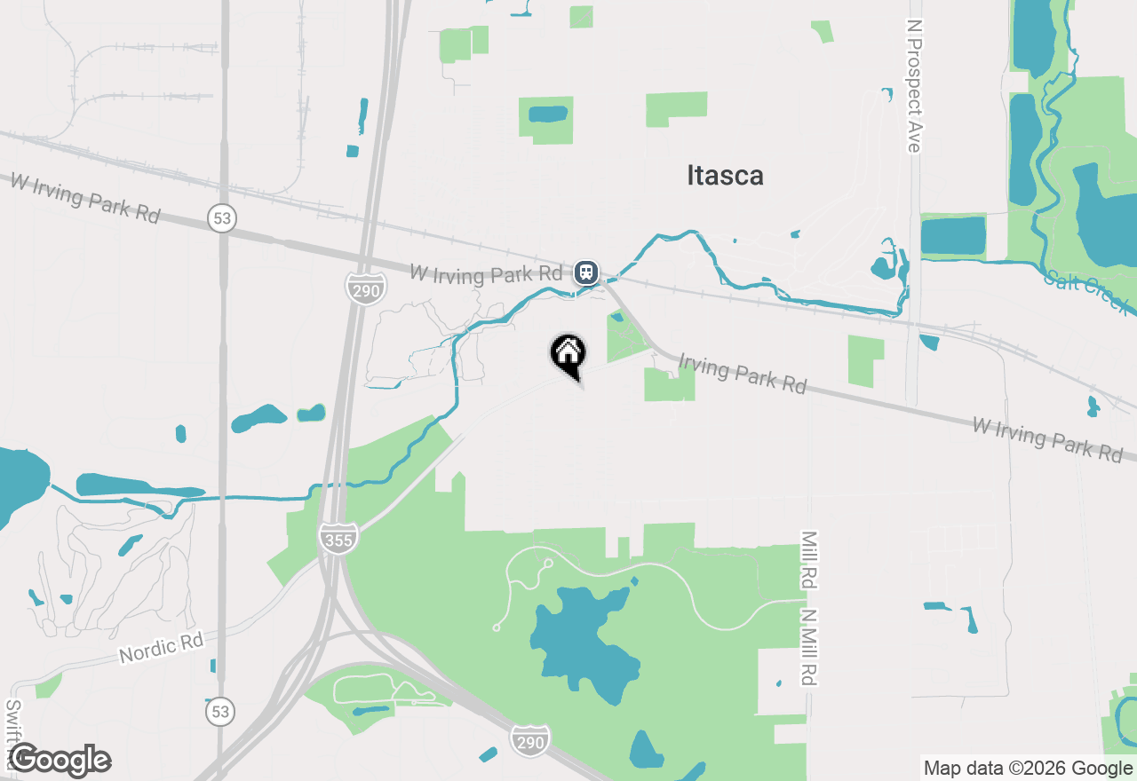 Map of 312 S Maple Street, Itasca, IL 60143
