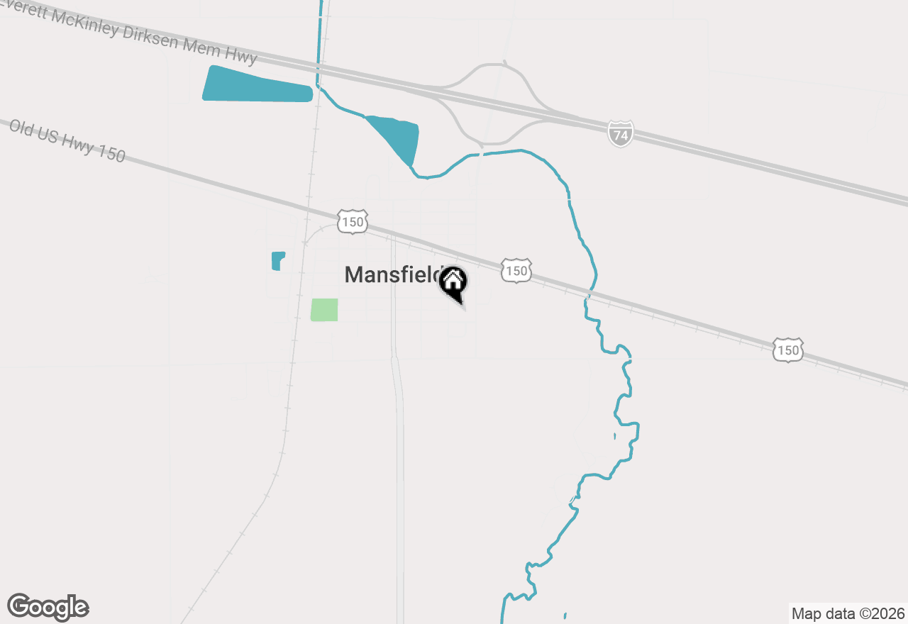 Map of 205 E South Street, Mansfield, IL 61854