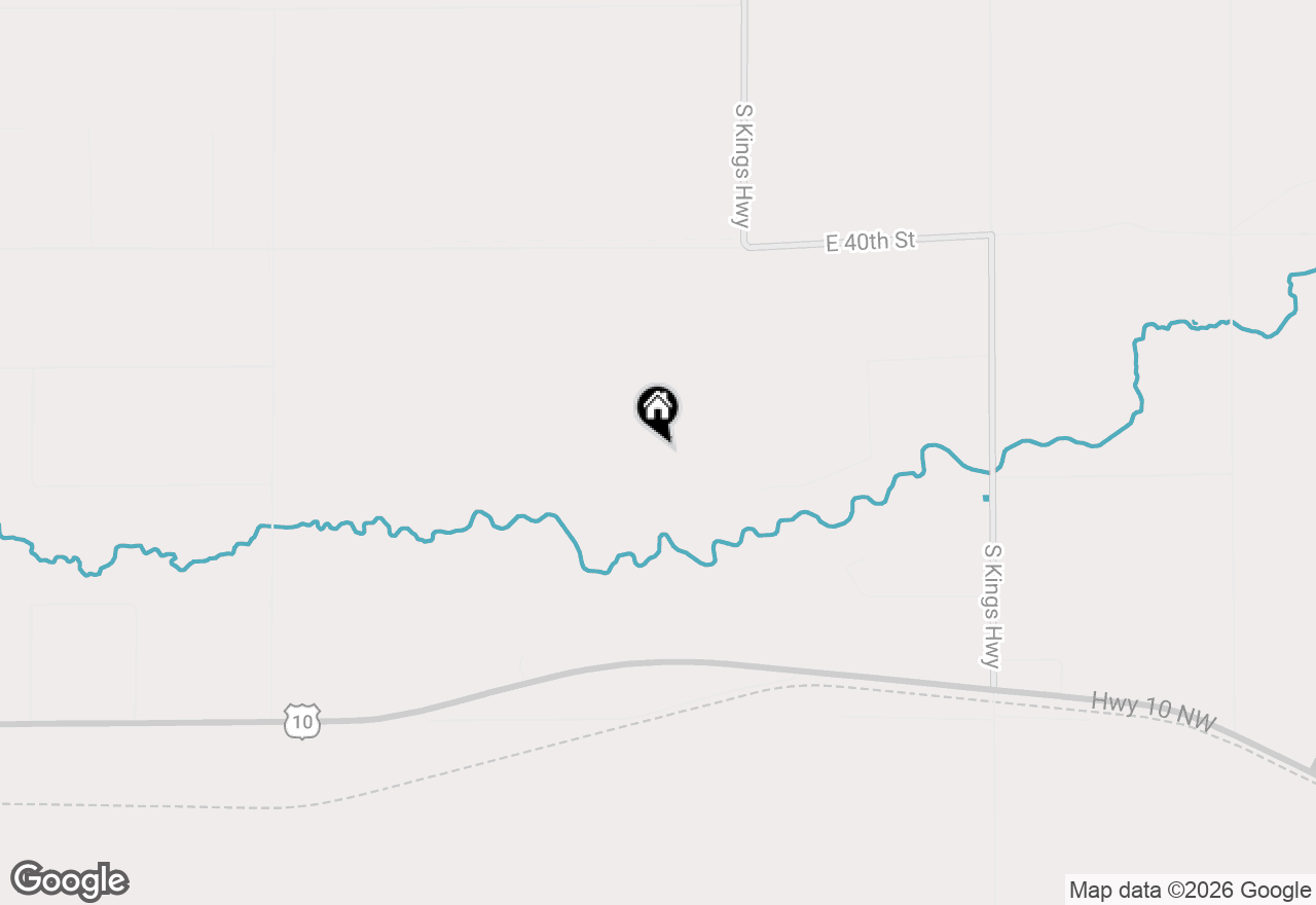 Map of 3833 E Creek Wood Drive, Chase, MI 49623
