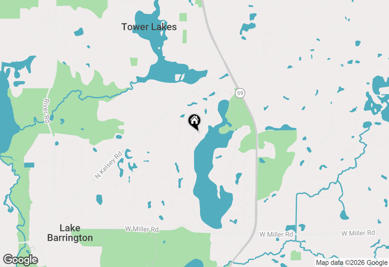 Map of 718 Shoreline Road, Lake Barrington, IL 60010