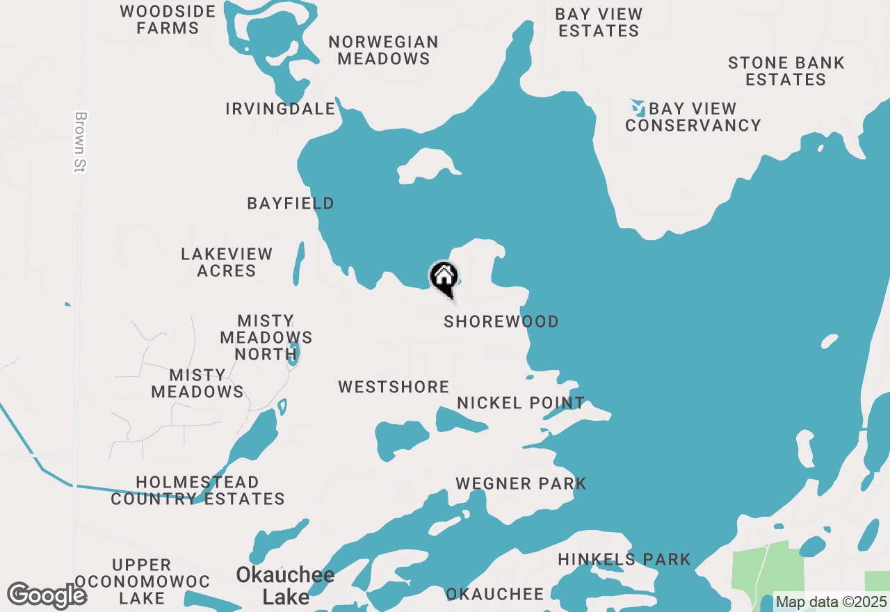 Map of N59W34808 Lake Dr, Oconomowoc, WI 53066
