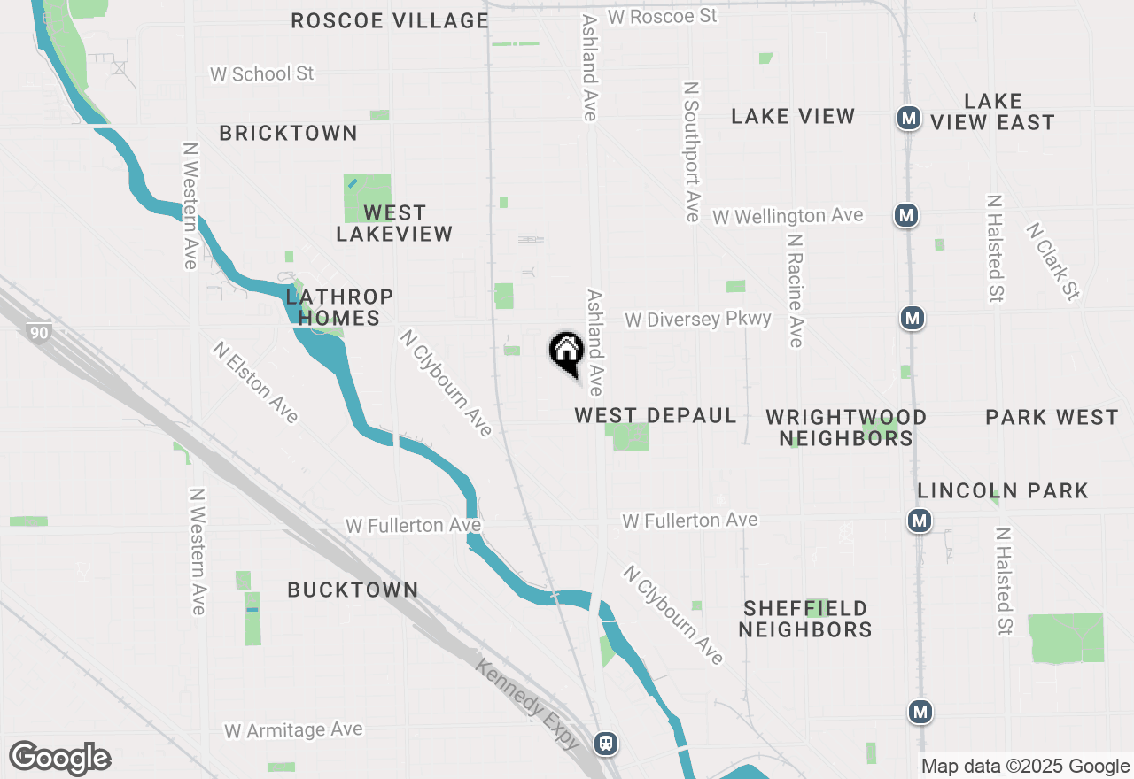 Map of 2638 N Marshfield Avenue #2, Chicago, IL 60614