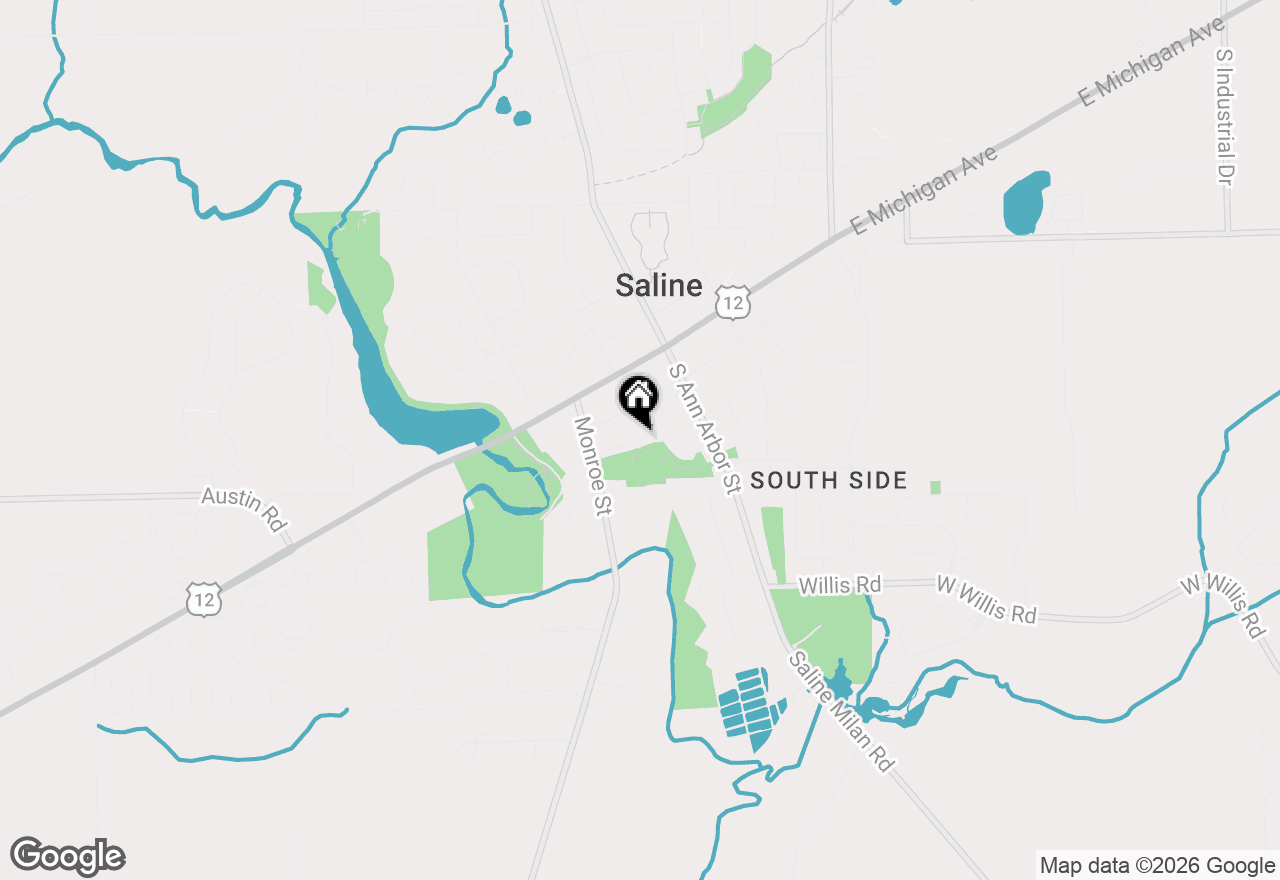 Map of 124 Parsons Lane, Saline, MI 48176