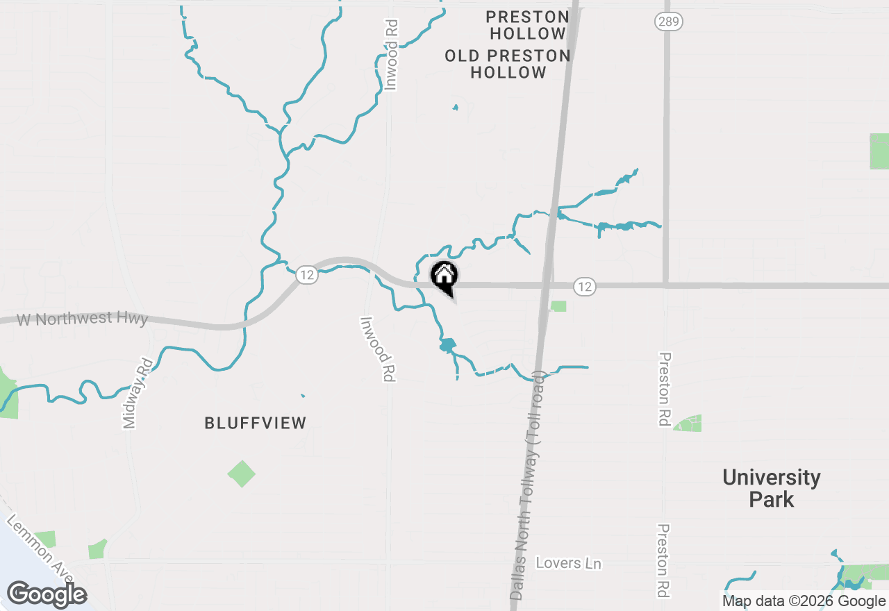 Map of 9131 Devonshire Drive, Dallas, TX 75209
