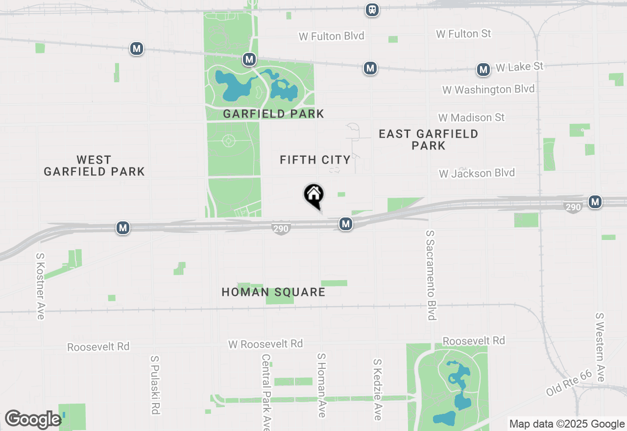 Map of 3408 W Congress Parkway #3, Chicago, IL 60624