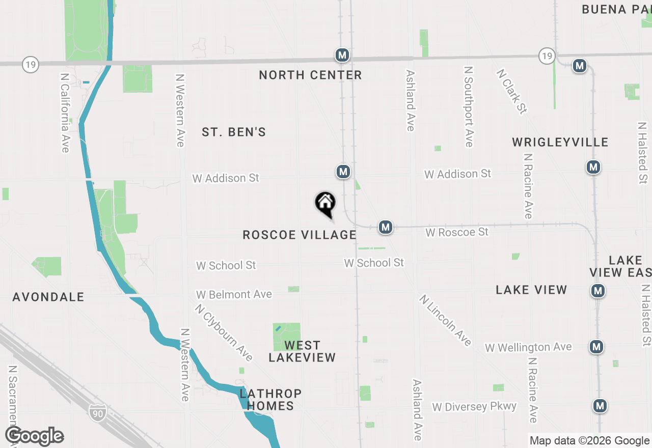Map of 1901 W Newport Avenue #2, Chicago, IL 60657