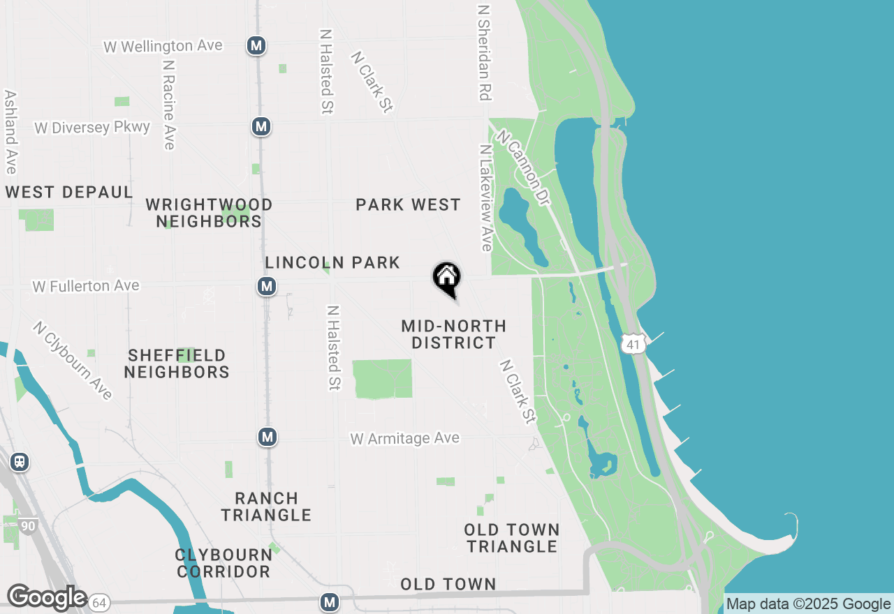 Map of 2314 N Cleveland Avenue, Chicago, IL 60614