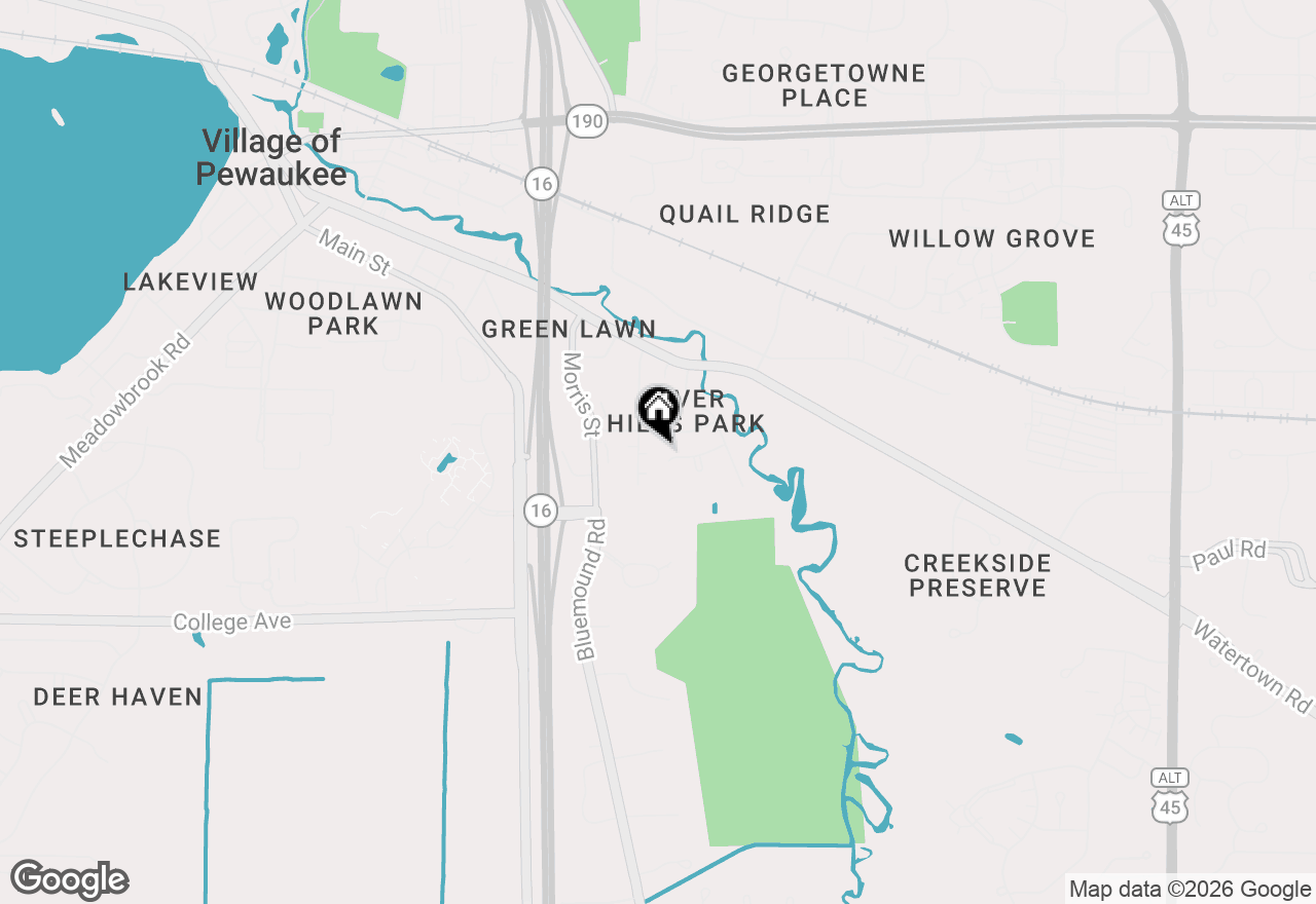 Map of 1039 Waterstone Ct, Pewaukee, WI 53072