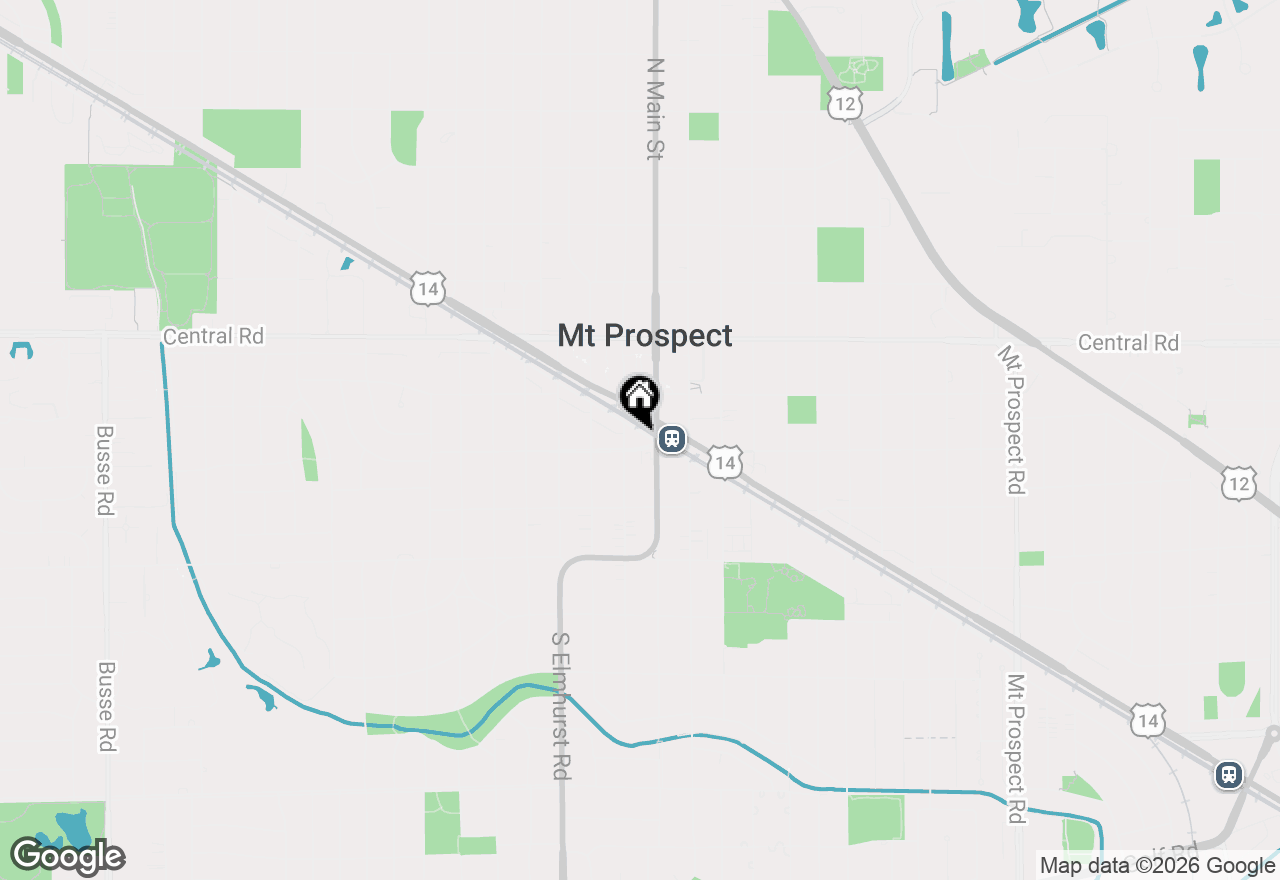 Map of 11 W Prospect Avenue #518, Mount Prospect, IL 60056