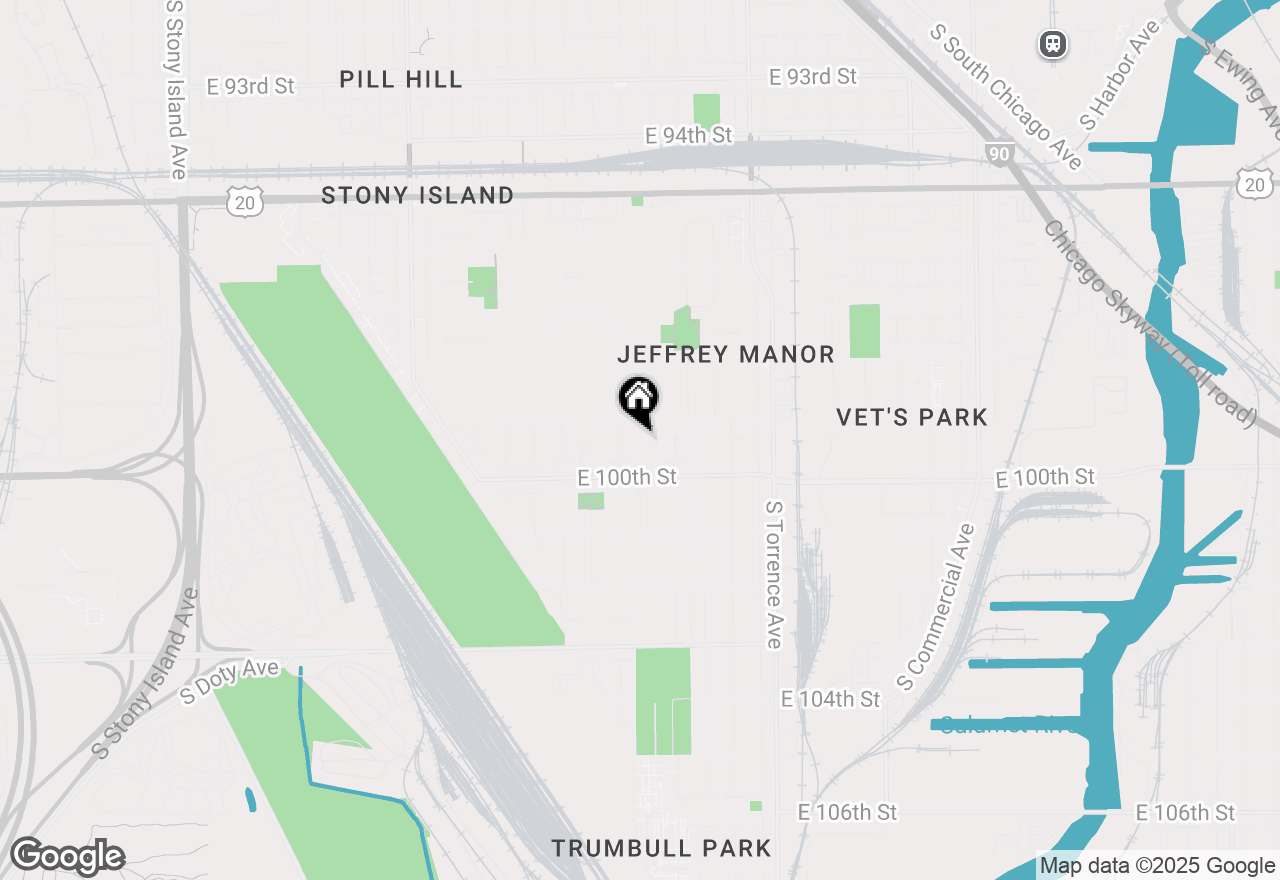 Map of (Address confidential), Chicago, Illinois 60617