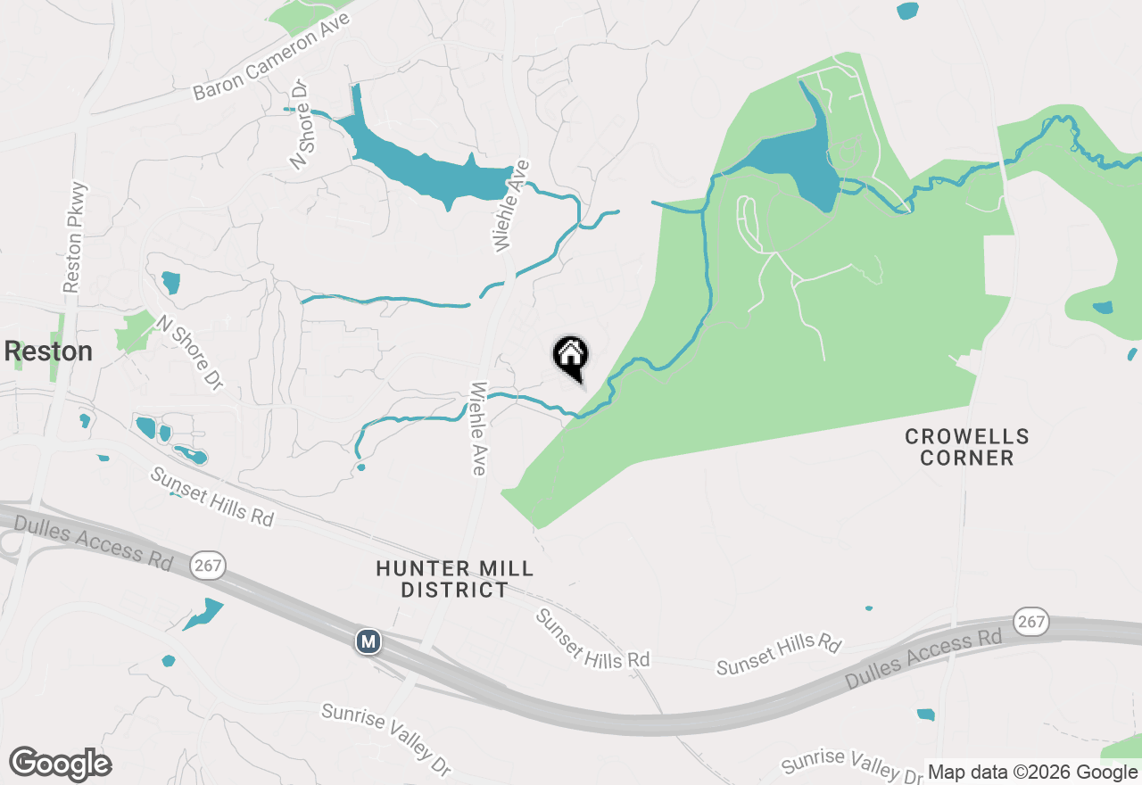 Map of 1673 Parkcrest Circle #4D/201, Reston, VA 20190