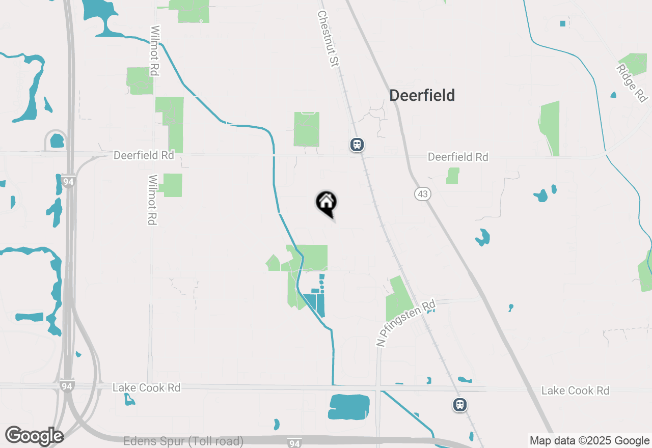 Map of 964 Brookside Lane, Deerfield, IL 60015