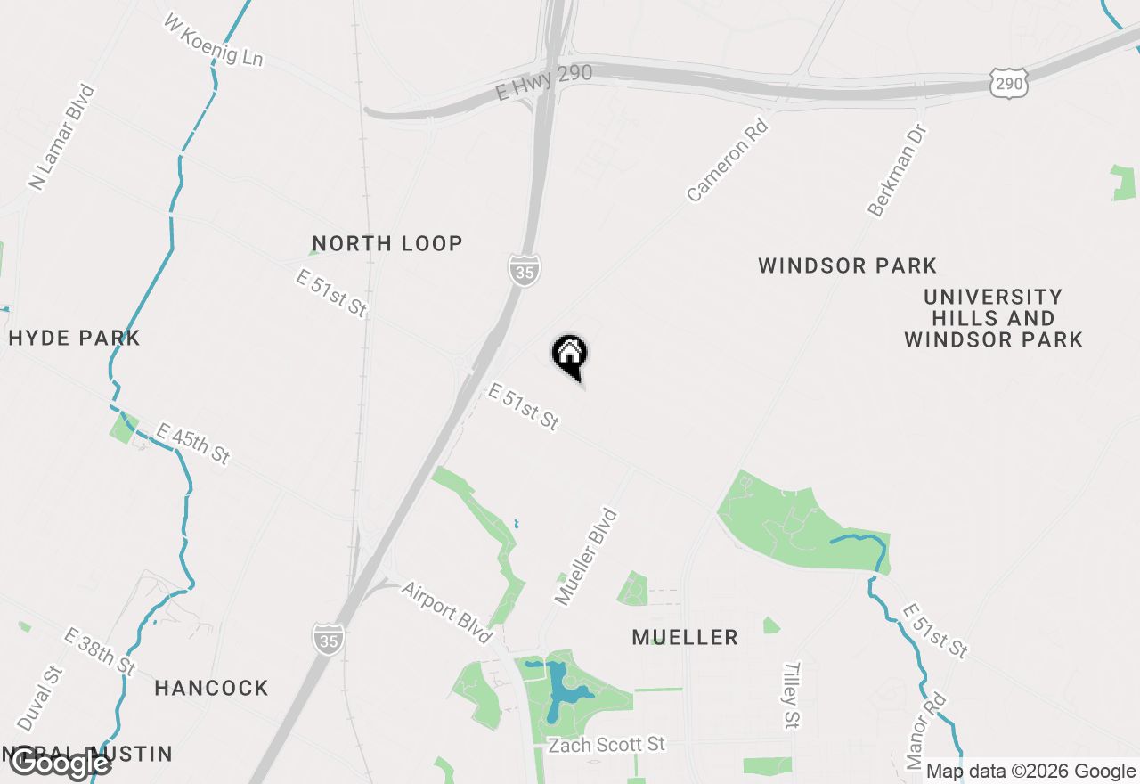 Map of 5200 Lancaster Ct #A, Austin, TX 78723