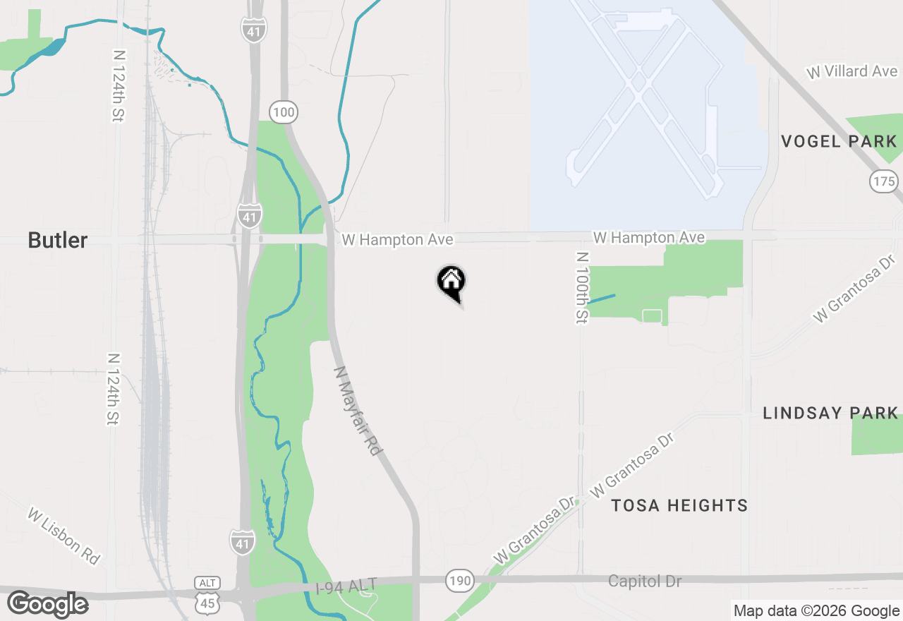 Map of 4614 N 107th St, Wauwatosa, WI 53225