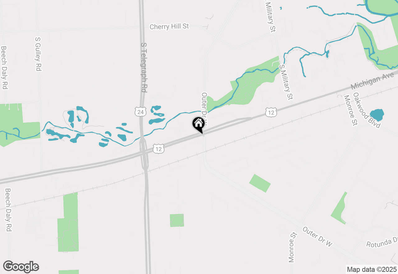 Map of 23439 Michigan Ave, Dearborn, MI 48124