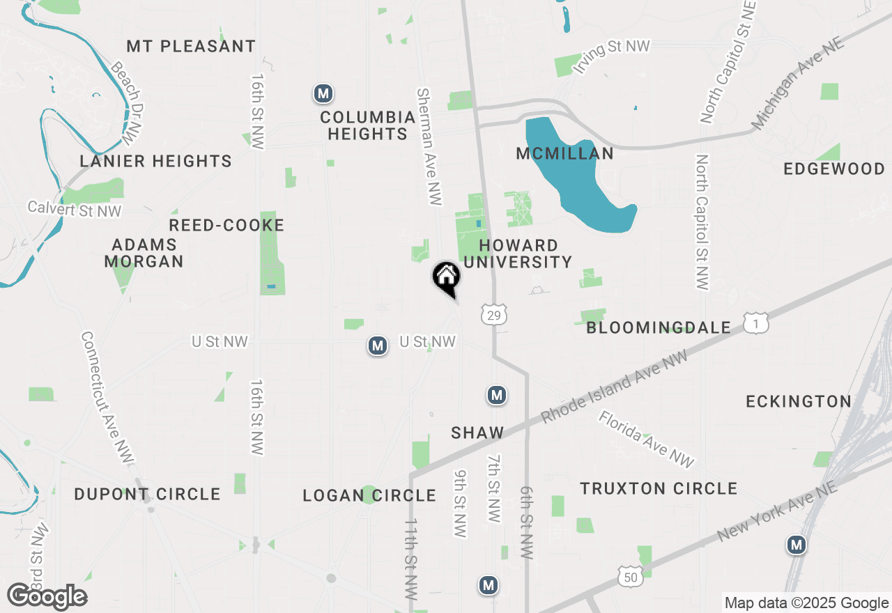 Map of 2120 Vermont Avenue Nw #620, Washington, DC 20001