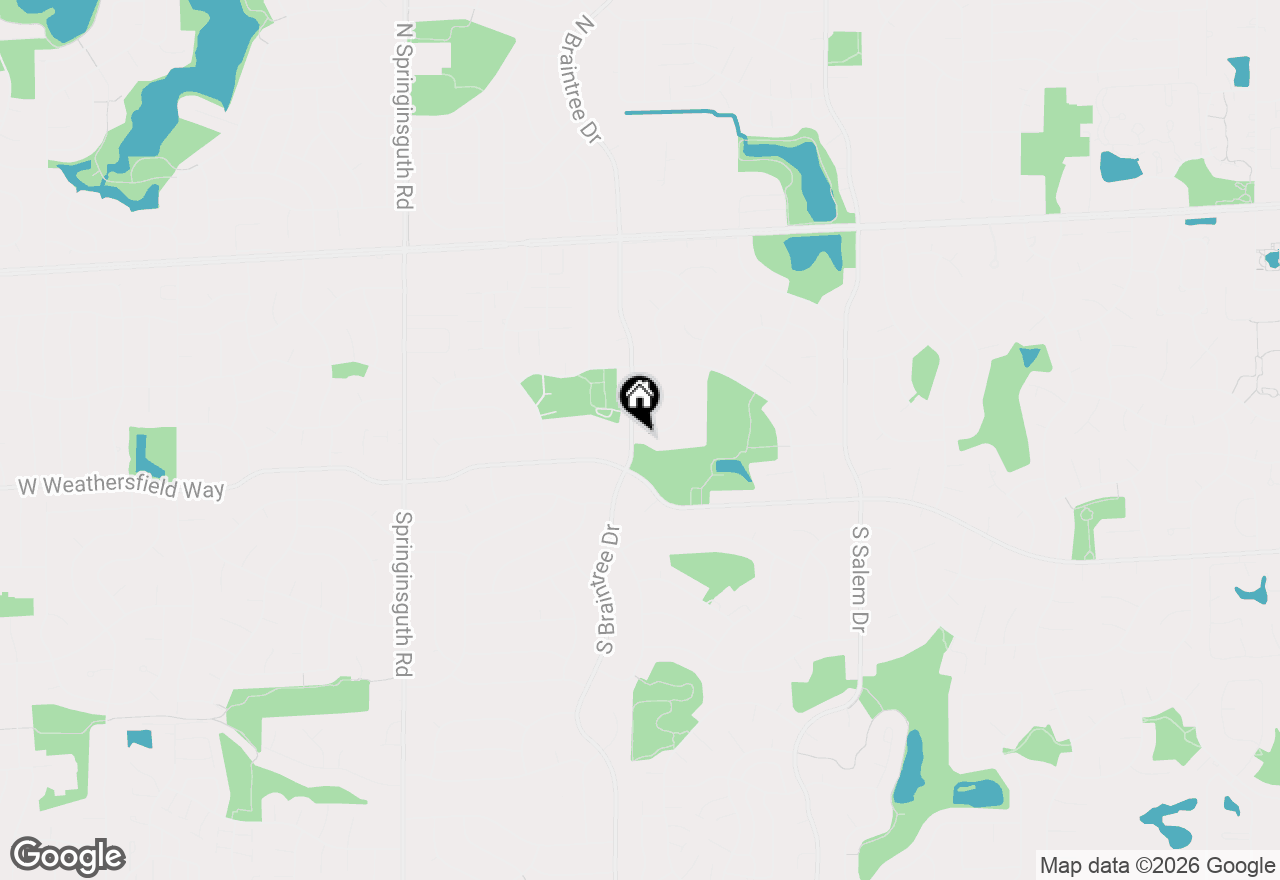 Map of 319 S Braintree Drive, Schaumburg, IL 60193