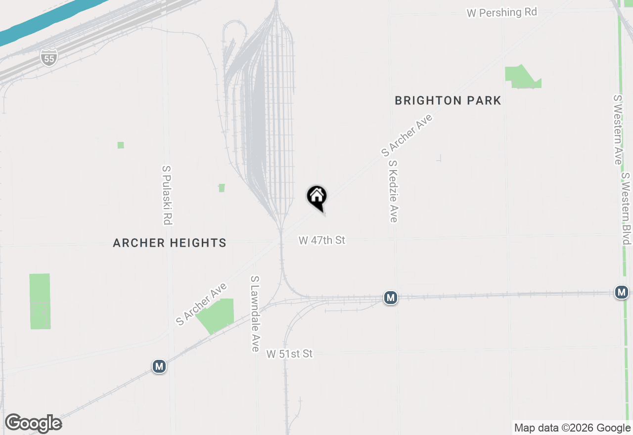 Map of 4613 S Saint Louis Avenue #1, Chicago, IL 60632