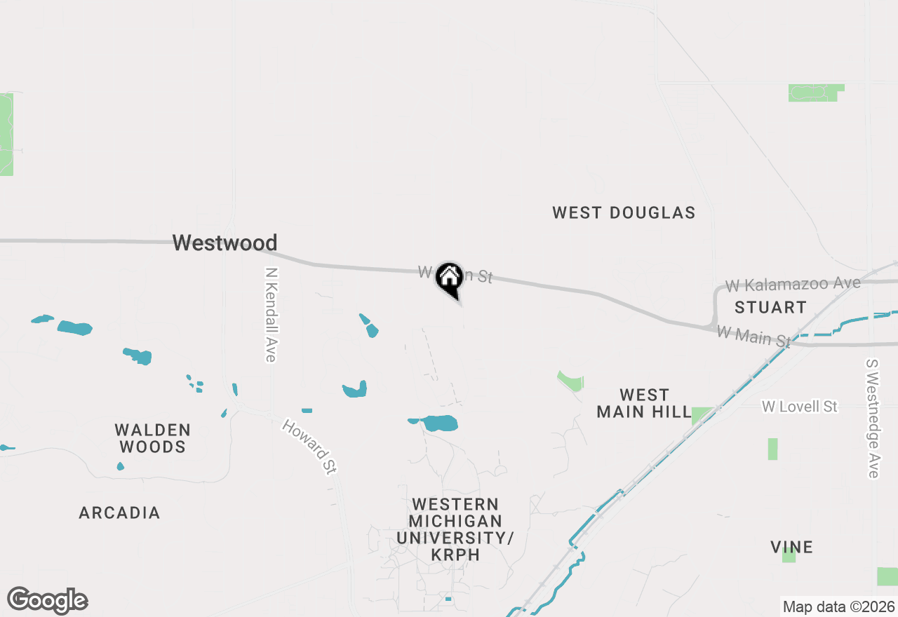 Map of 132 & 130 Gilkison Avenue, Kalamazoo, MI 49006