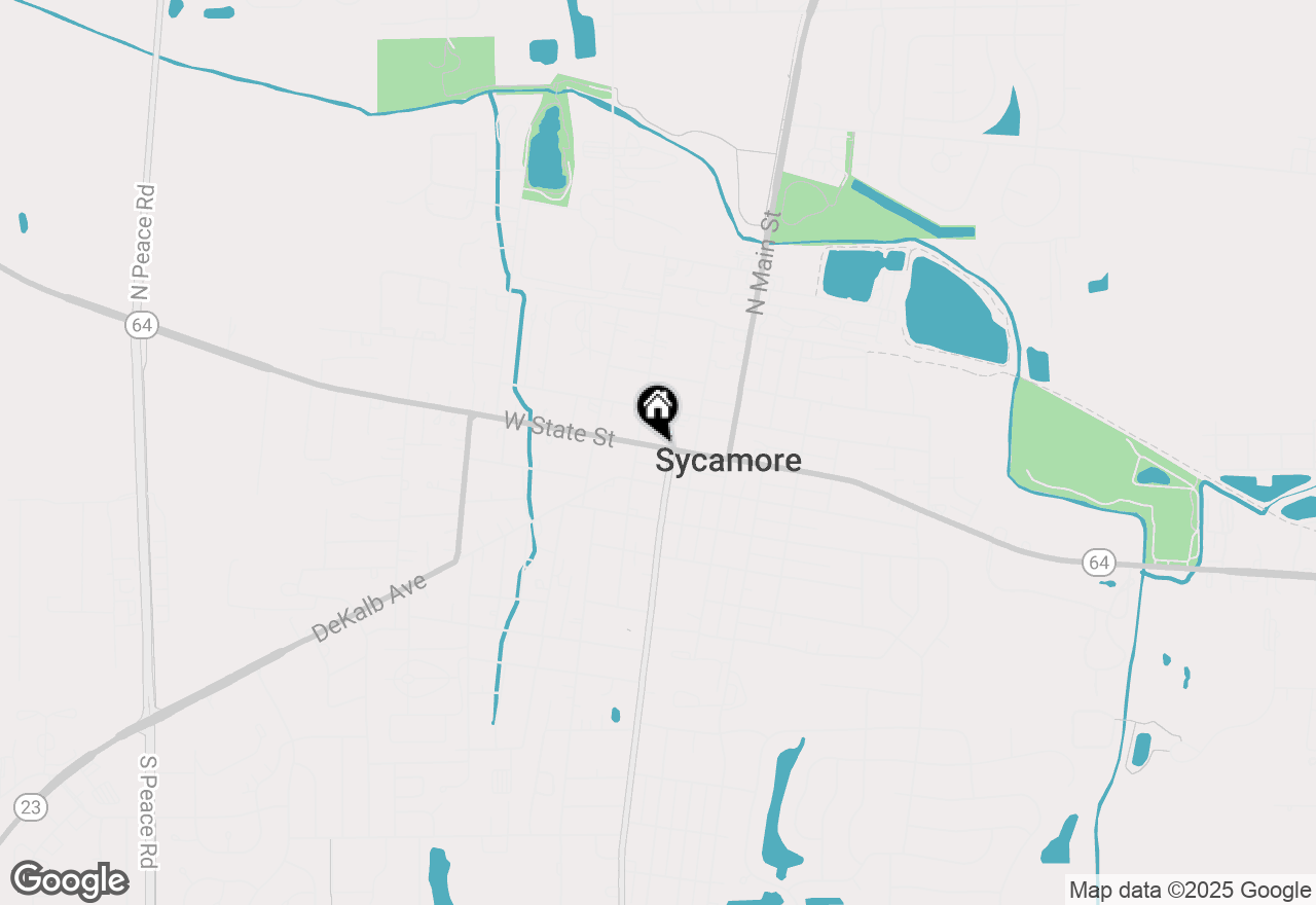 Map of 326 W State Street, Sycamore, IL 60178