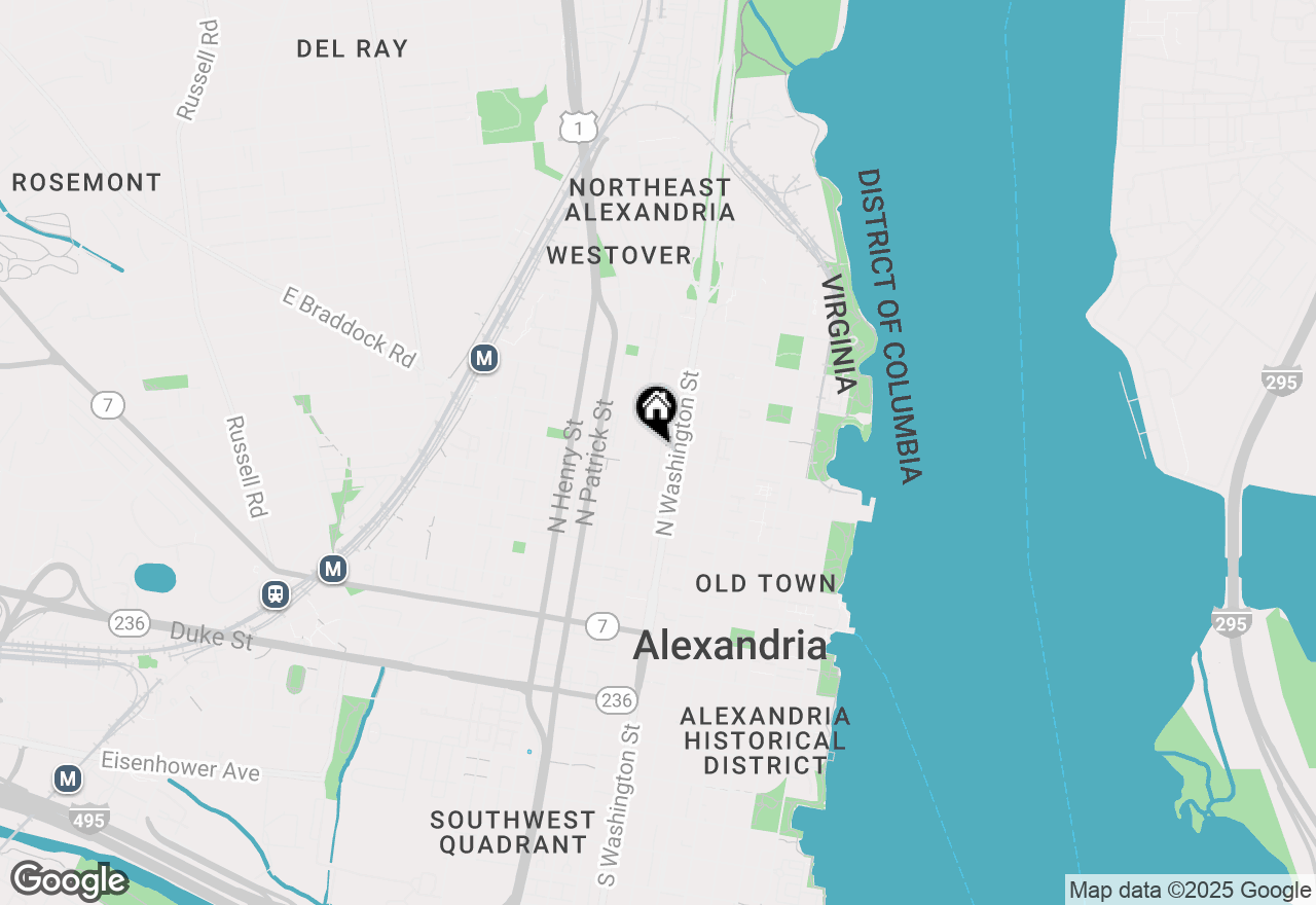 Map of 711 Pendleton Street, Alexandria, VA 22314