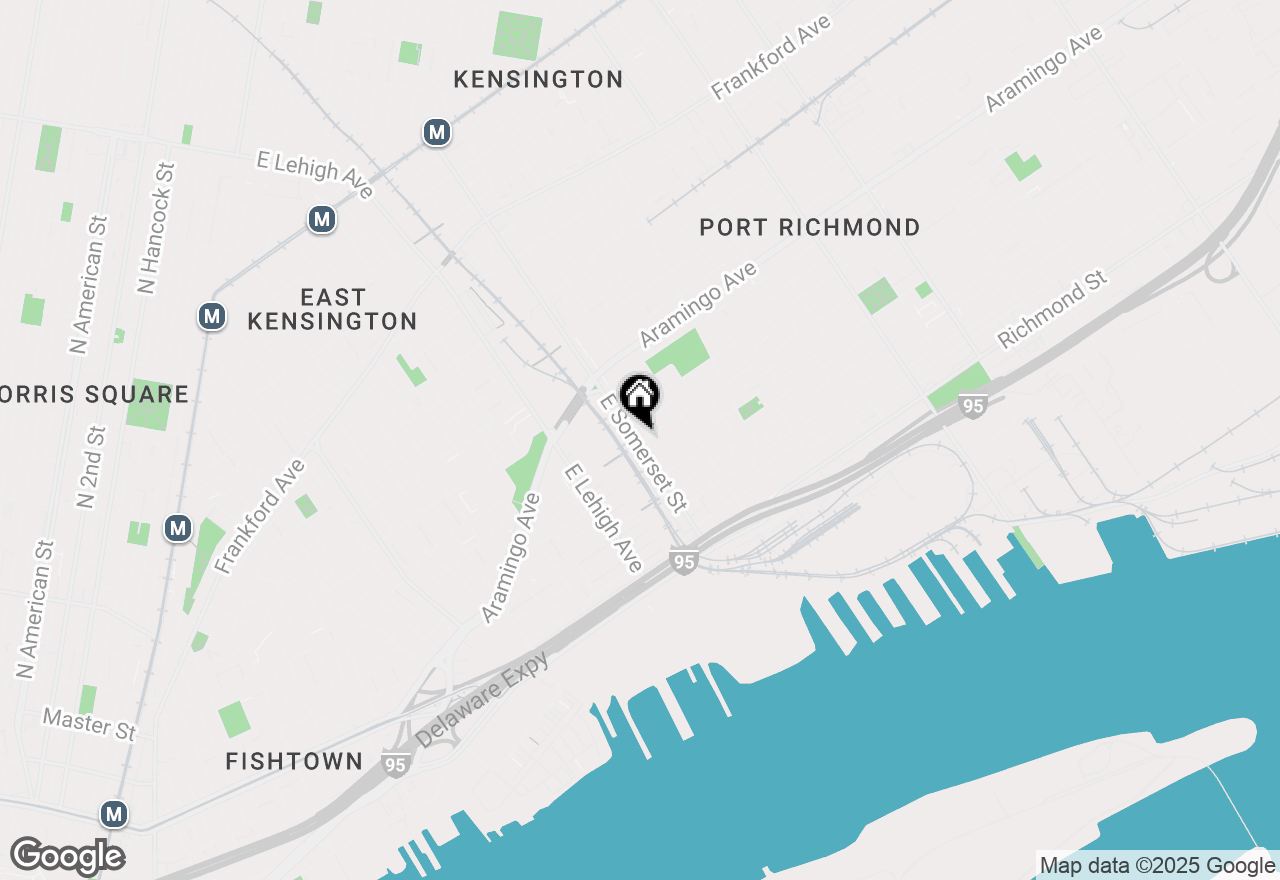 Map of 2537 E Somerset Street, Philadelphia, PA 19134