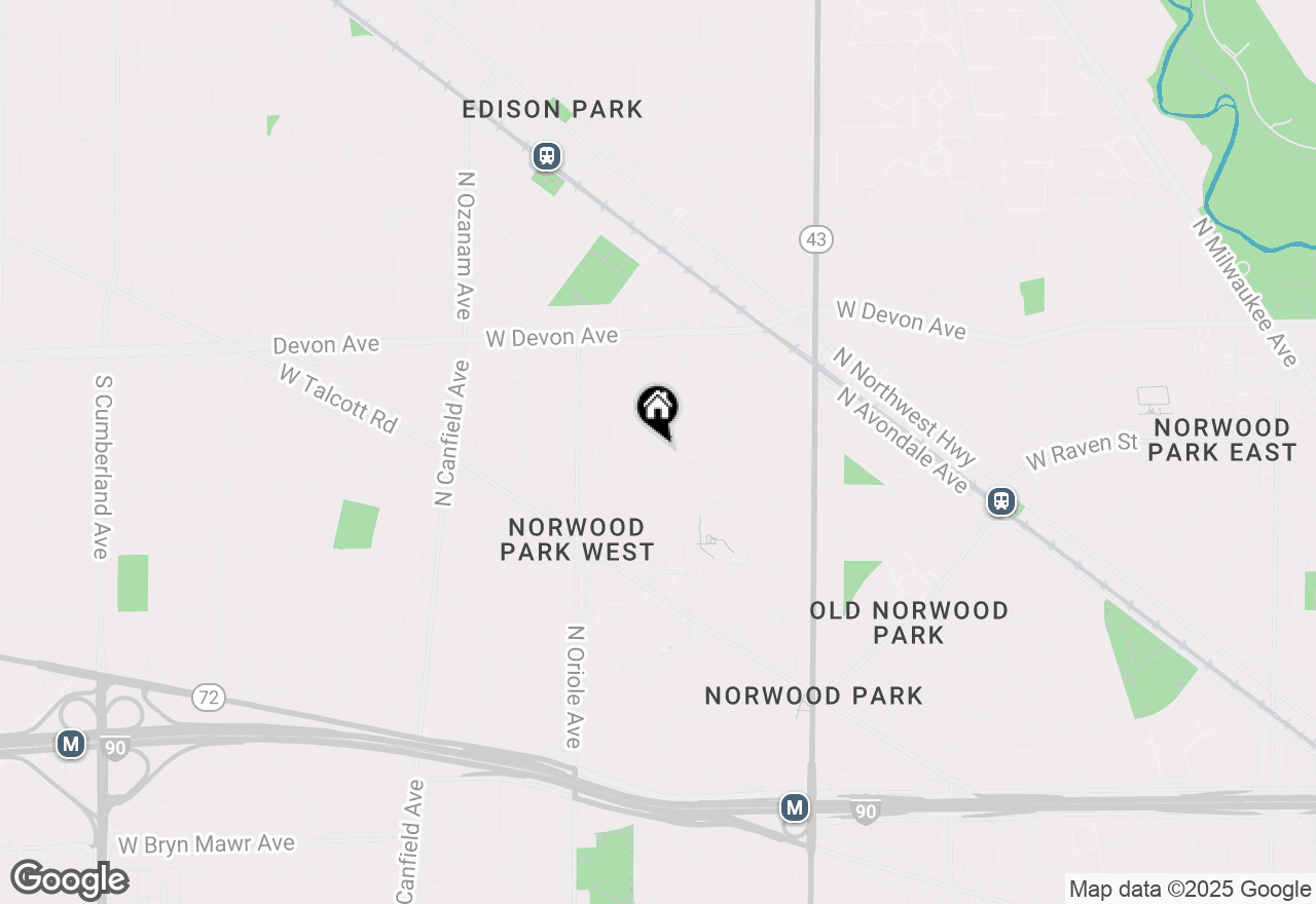 Map of 7435 W Myrtle Avenue, Chicago, IL 60631