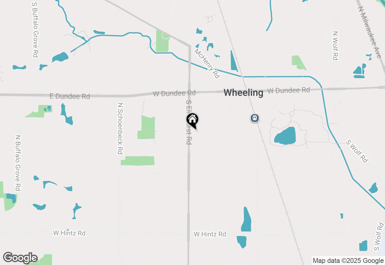 Map of 216 W Wayne Place, Wheeling, IL 60090