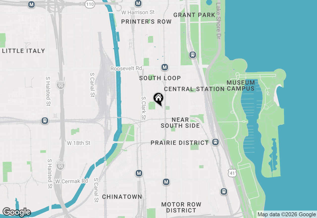 Map of 20 W 15th Street #M, Chicago, IL 60605